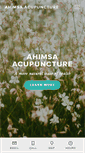 Mobile Screenshot of ahimsaacupuncture.com